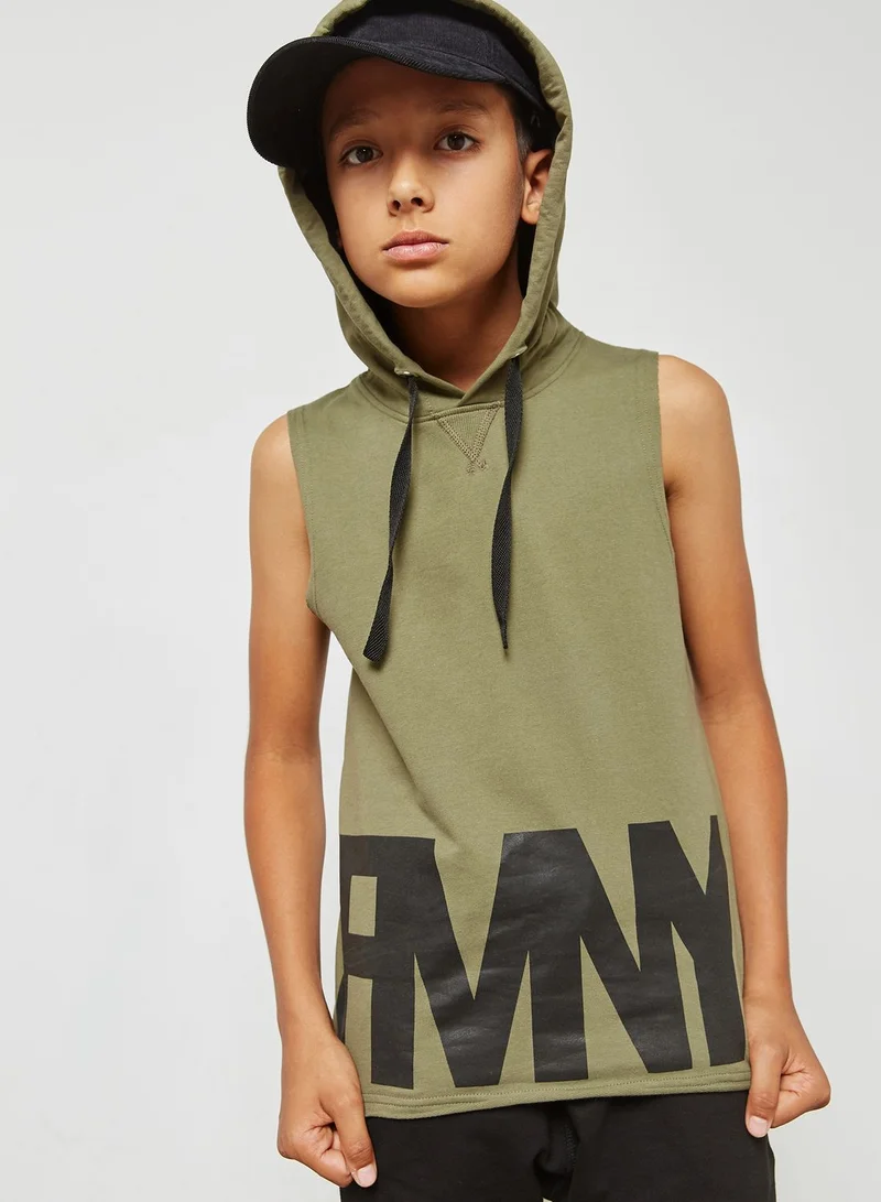 Fred Mello Teen Logo Hoodie