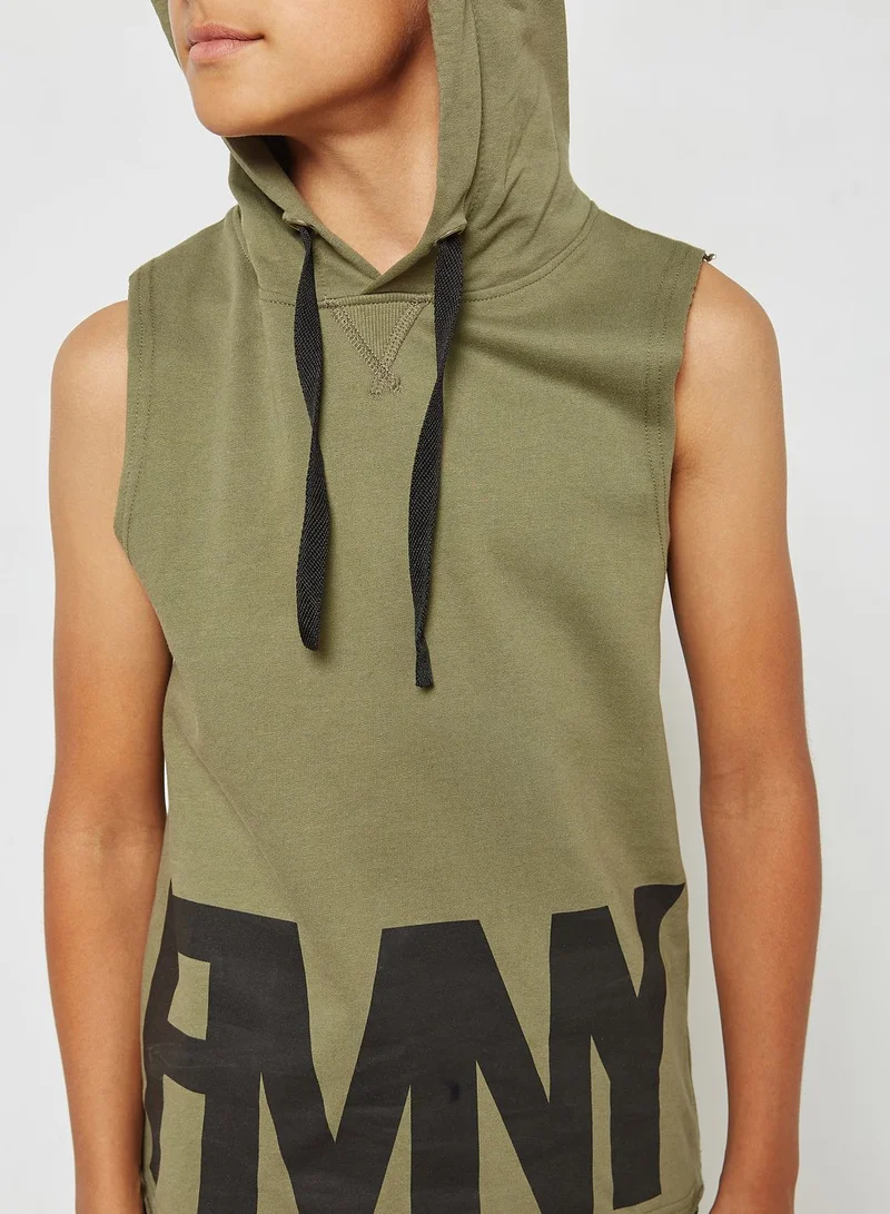 Fred Mello Teen Logo Hoodie