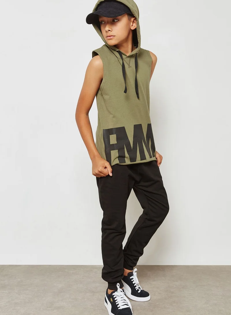 Fred Mello Teen Logo Hoodie