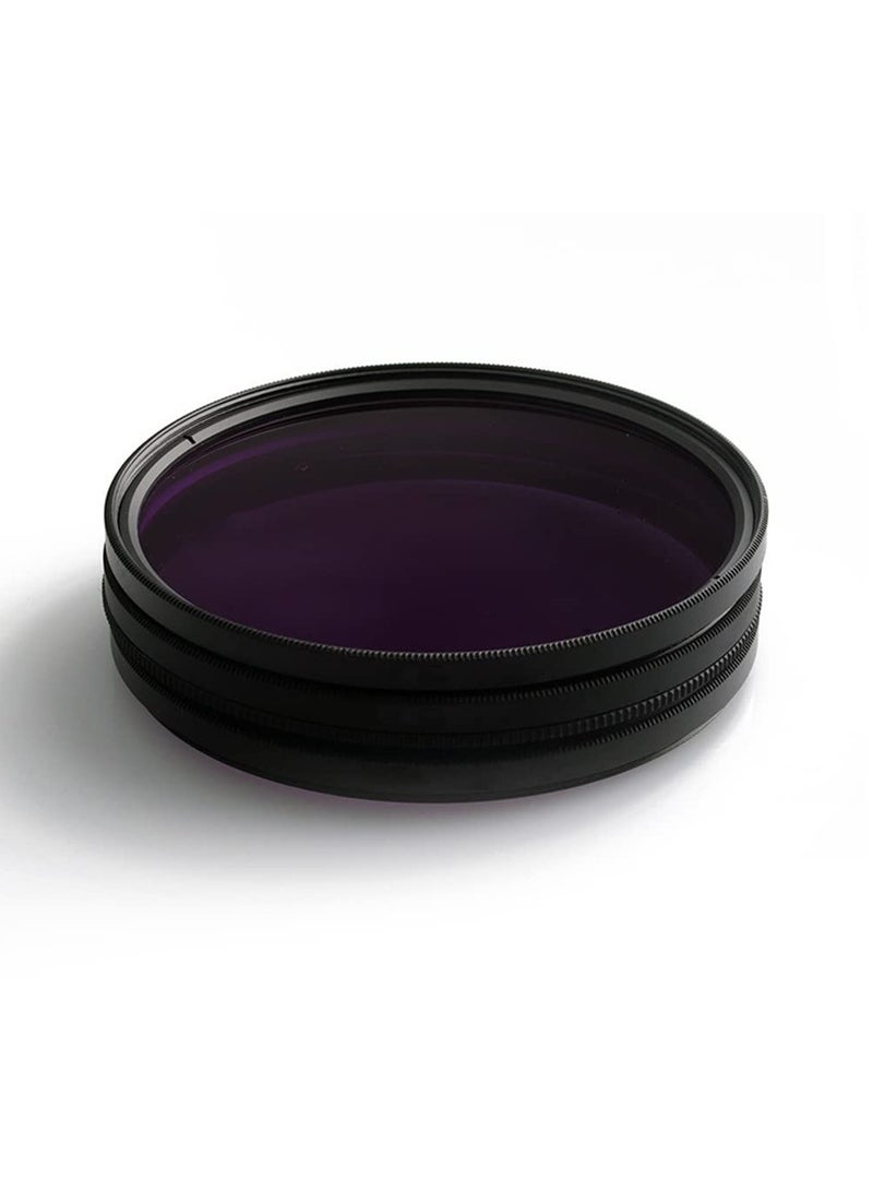 طقم مرشح احترافي متعدد الطبقات 3 في 1 للأشعة فوق البنفسجية CPL FLD متوافق مع Canon Nikon Sony Olympus Pentax Samsung Panasonic Kodak Fujifilm الكاميرات الرقمية وكاميرات الفيديو (58 مم) - Image 3