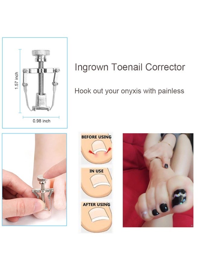 Generic 8-Piece Ingrown Toenail Tool Set, Nail Treatment, Foot Tool, Ingrown Toenail Removal, Corrective Clipper, Nail File Lifter, Professional Pedicure Tool  - Image 3