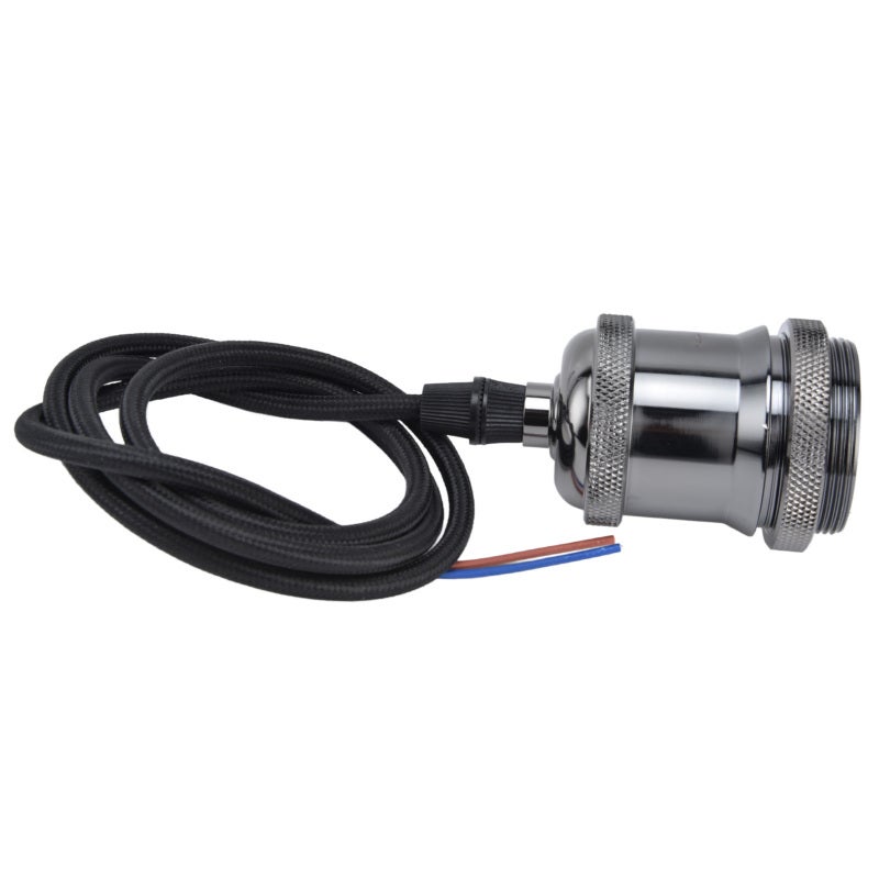 E27 Lamp Holder with Cord Vintage Pendant Light Lampholder for Bedroom 100‑240V - Image 4