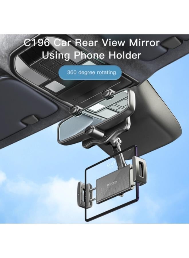 Yesido C196 car rear view mirror using phone holder for suitable different kinds of car using - Image 2