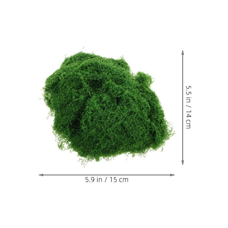 Lurrose 1 Bag Faux Moss Green Decorative Artificial Greenery for Floral Arrangements - Image 3