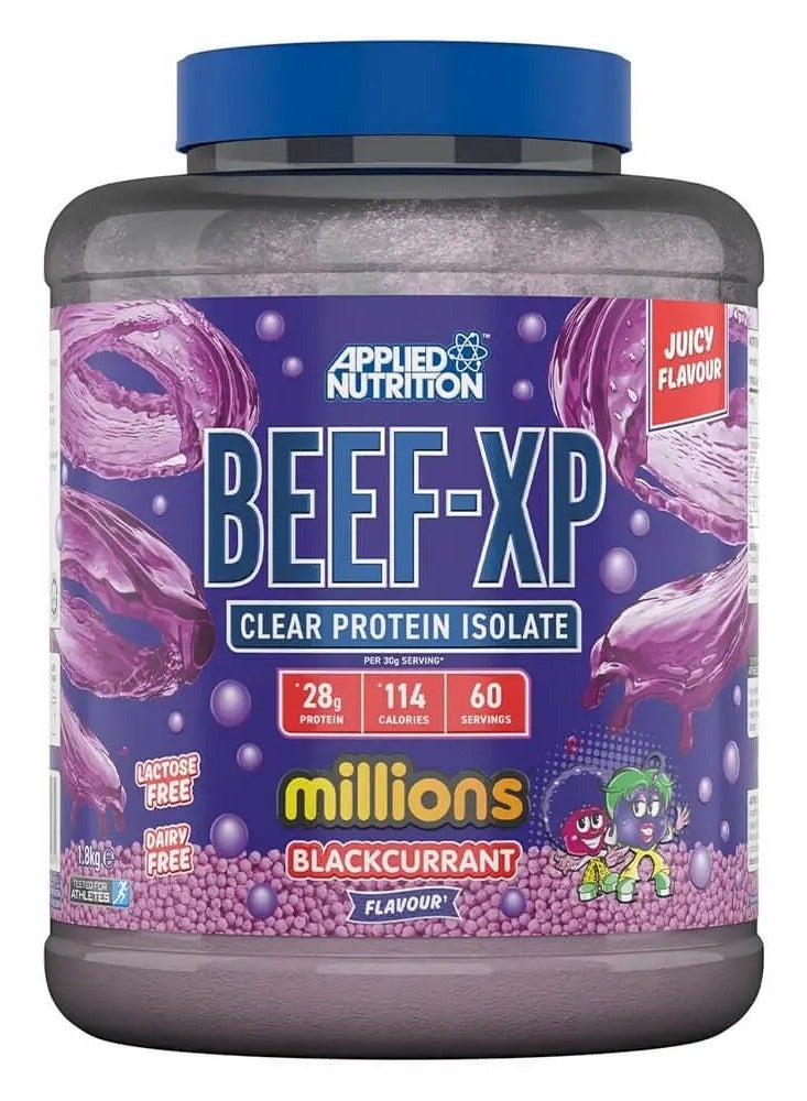 Applied Nutrition BEEF-XP 1.8 kg BLACKCURRANT Flavor, 60 Serving - Image 1