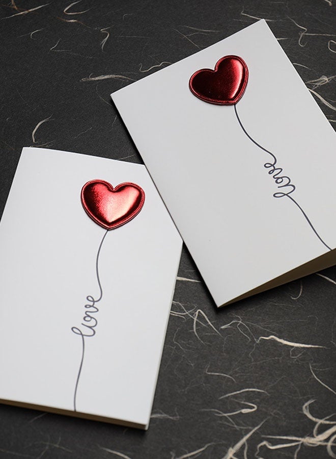 10PCS Love 3D Greeting Card Valentine's Day Card DIY I Love You Heartbeat Mother's Day Blessing Card Birthday Card - Image 4