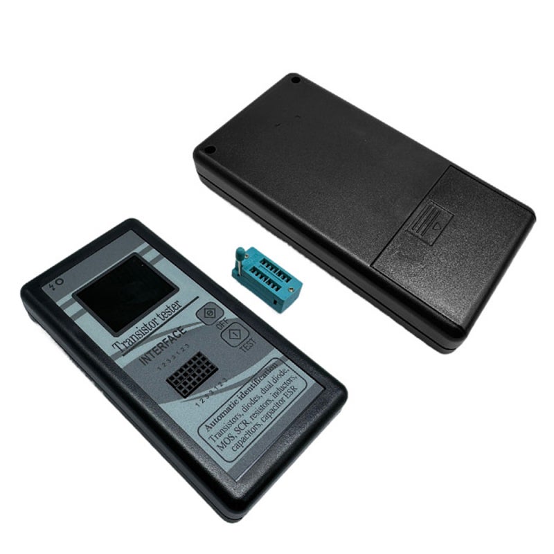 Transistor Tester NPN PNP Transistor Diode Resistor Inductor Capacitance MOS SCR ESR Meter with 1.8 Inch TFT Screen Automatic Pin Detection - Image 2