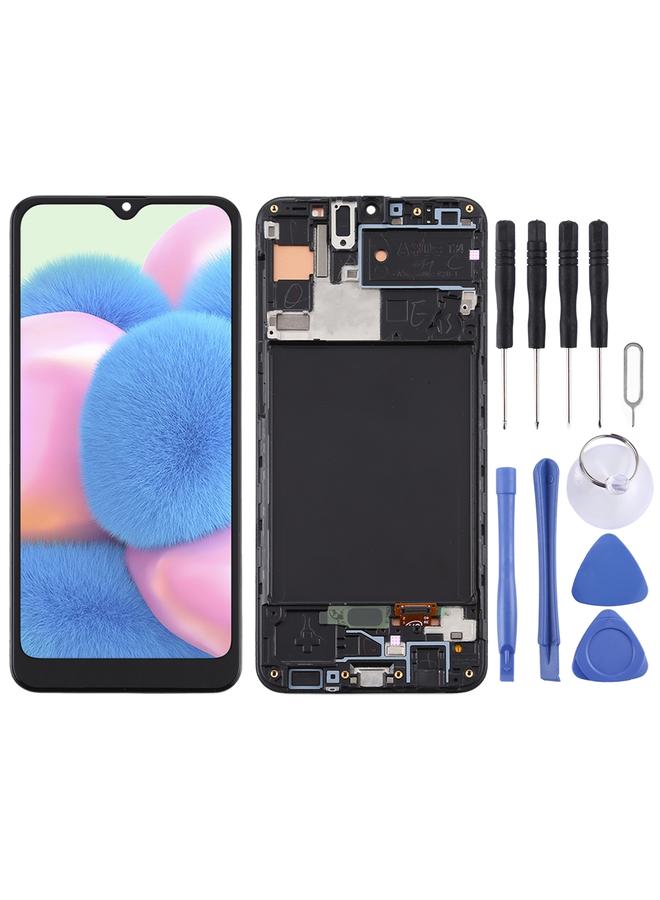erorex Replacement TFT LCD Screen for Samsung Galaxy A30s Digitizer Full Assembly with Frame Black - Image 1