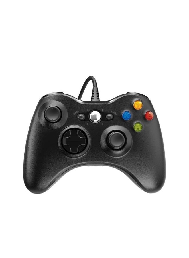 XBOX360 Wired All-in-one Laptop Switch Gamepad Drive-free USB Interface P3.-Product Color:Extreme Black [with Color Box*supports Pc+360 Host]  - Image 1