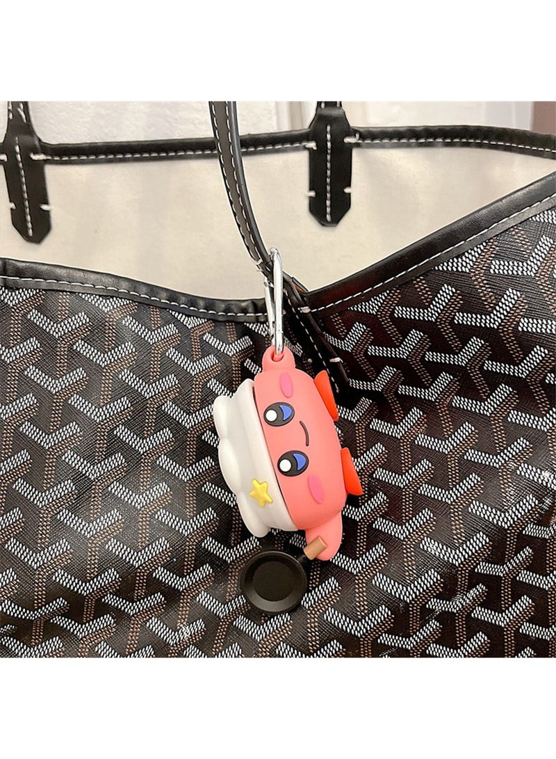 Case Compatible with Samsung Galaxy Buds 2 Case (2021) Galaxy Buds Pro Case (2021) Galaxy Buds Live Buds 2 Pro Cartoon Silicone Full Protective Cute Covers for Girls Women Kirby - Image 3