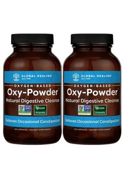 Oxy-Powder Colon Cleanse Detox - Oxygen Based Safe and Natural Intestinal Cleanser, 120 Count (Pack of 2)