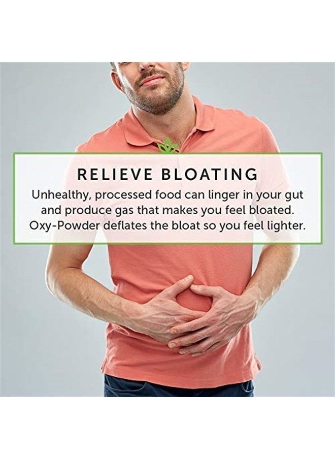 global healing center - Oxy-Powder Colon Cleanse Detox - Oxygen Based Safe and Natural Intestinal Cleanser, 120 Count (Pack of 2) - Image 1
