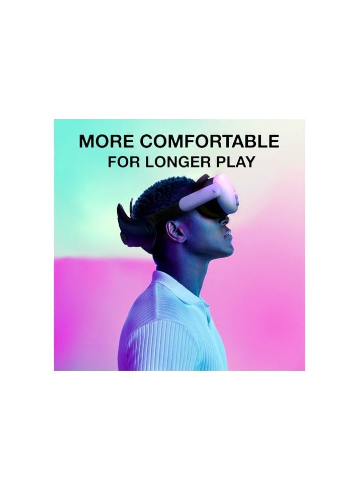 erorex VR Silicone Face Cover for quest 3 Headset Accessories, VR Face Cushion Pad Mask for Quest 3 Headset (Black) - Image 4