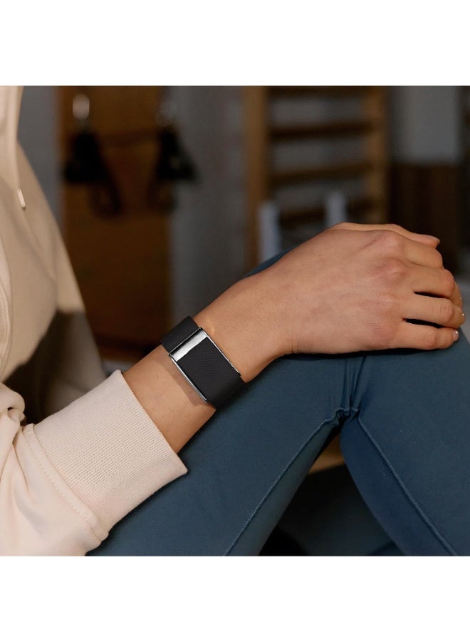 Nylon Sport Band Compatible with WHOOP 5.0 – Adjustable Stretch Wristband with Secure Hook & Loop Closure – Breathable Performance Strap for Men & Women (Black) - Image 2