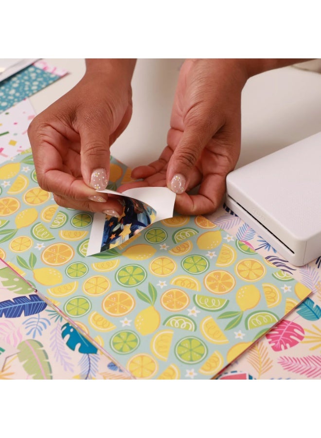 كانون طابعة الصور المدمجة Selphy Qx20، مجموعة ملصقات حبر ملون Xc 20L، مقاس 54 × 85 مم، 20 ورقة لاصقة - Image 5