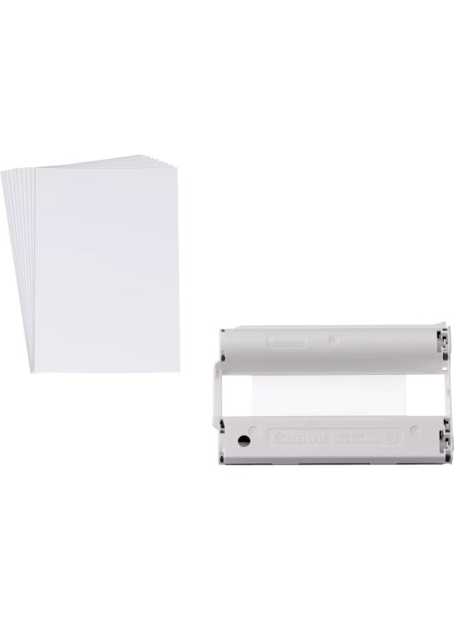 كانون طابعة الصور المدمجة Selphy Qx20، مجموعة ملصقات حبر ملون Xc 20L، مقاس 54 × 85 مم، 20 ورقة لاصقة - Image 3