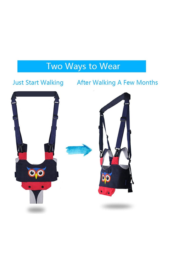 SYOSI Baby Walker, Handheld Kids Toddler Walking Harness Helper Assistant Protective Belt Child Activity Walker Adjustable Standing Up Walking Learning Helper for Toddler 7-24 Month (Blue) - Image 3