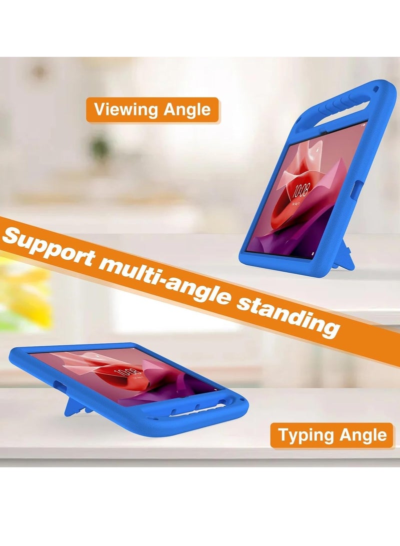 General Kids Safe Shockproof with Pencil Holder Tablet Stand Cover Suitable for Lenovo Tab P12/Xiaoxin Pad Pro12.7 inch 2023 Case(Blue,for Xiaoxin Pad Pro 12.7)  - Image 3