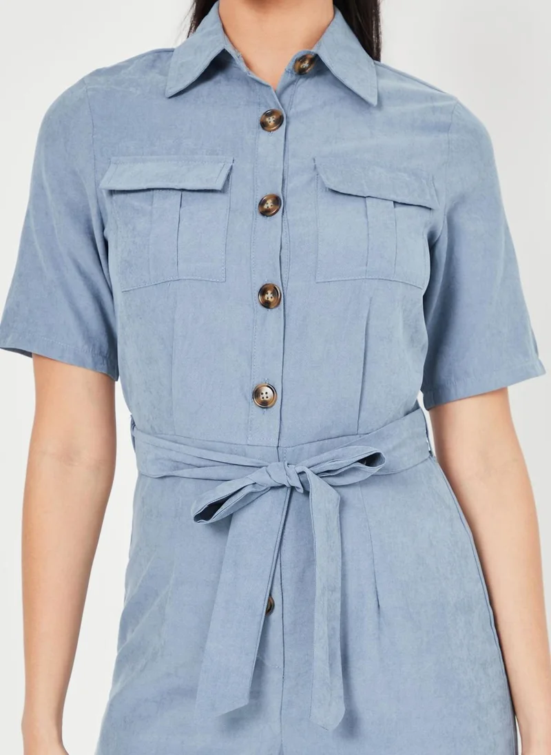 Styli Wide Leg Jumpsuit
