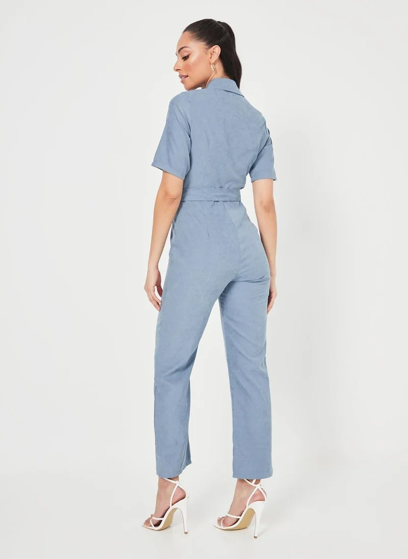 Styli Wide Leg Jumpsuit