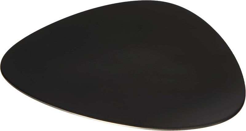 ALESSI Alessi Colombina 9Inch by 714Inch Saucer For Teacup Black melamine Set of 6  - Image 1