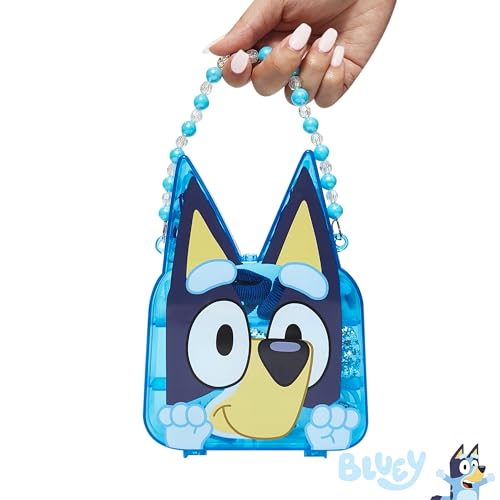 LUV HER Bluey Hair Accessory Case for Girls with Hair Clips, Elastics, Bow, and Terries, Ages 3+ - Image 4