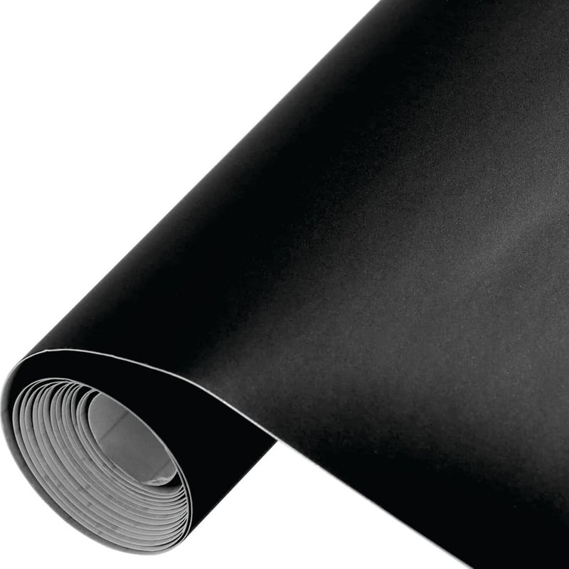 CVANU 24"x100" Black Matte Vinyl Car Wrap Sheet Roll Film Sticker Decal - Image 2