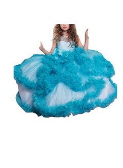 Daddy's Angel Beautiful V-Back Luxury Pageant Tulle Ball Gowns for Girls  - Image 2