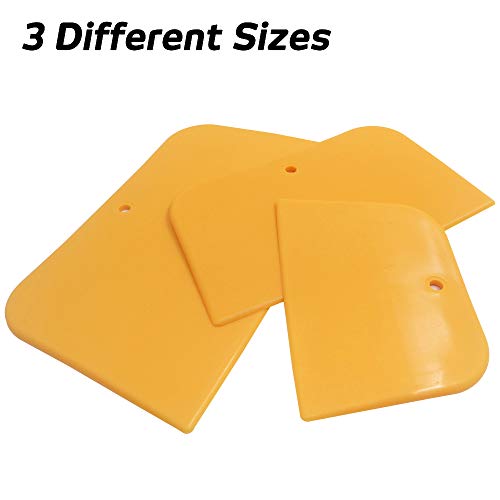 SourceTon مجموعة أدوات توزيع حشوة الجسم من SourceTon - 4 بوصة، 5 بوصة، 6 بوصة - أدوات بلاستيكية للسيارات لحشوة بوند، معجون، طلاء ومانع تسرب - أدوات PE قابلة لإعادة الاستخدام، مرنة ومتينة لإصلاح وصبغ هياكل السيارات - Image 2