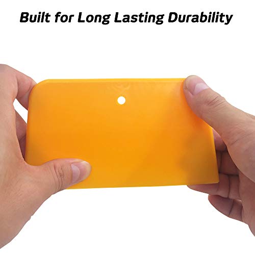 SourceTon مجموعة أدوات توزيع حشوة الجسم من SourceTon - 4 بوصة، 5 بوصة، 6 بوصة - أدوات بلاستيكية للسيارات لحشوة بوند، معجون، طلاء ومانع تسرب - أدوات PE قابلة لإعادة الاستخدام، مرنة ومتينة لإصلاح وصبغ هياكل السيارات - Image 4