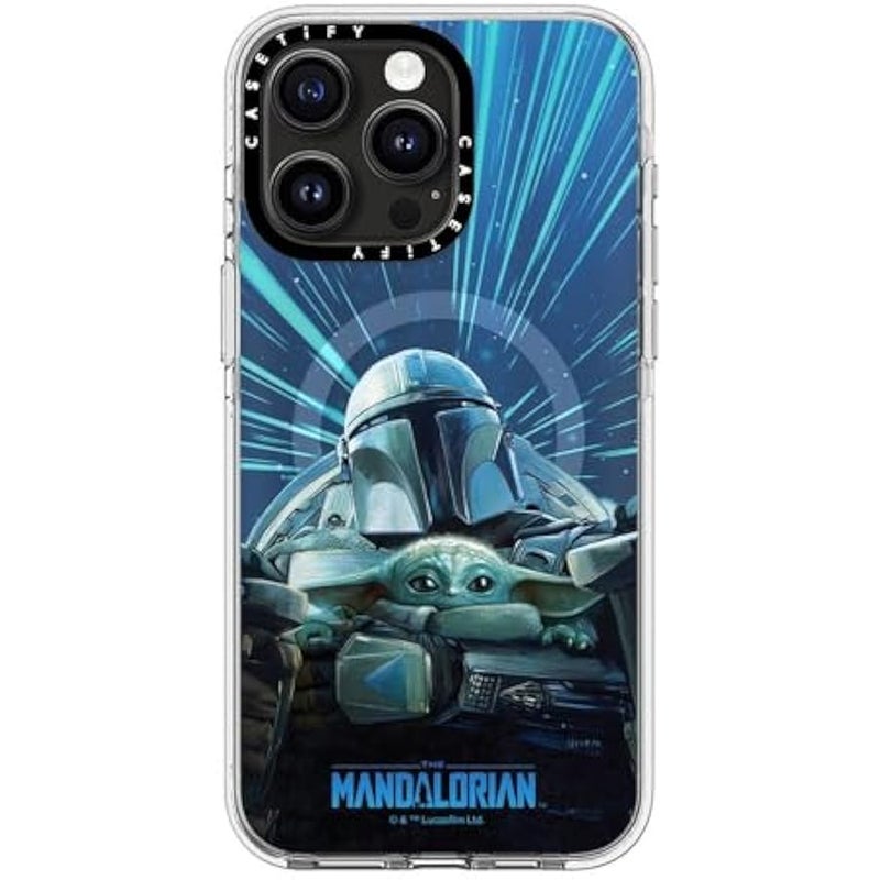 Casetify Clear iPhone 15 Pro Max Case 【Mandalorian Co-Lab/Not Yellowing / 6.6ft Drop Protection/Compatible with Magsafe】 - You Ready for an Adventure - Clear - Image 4