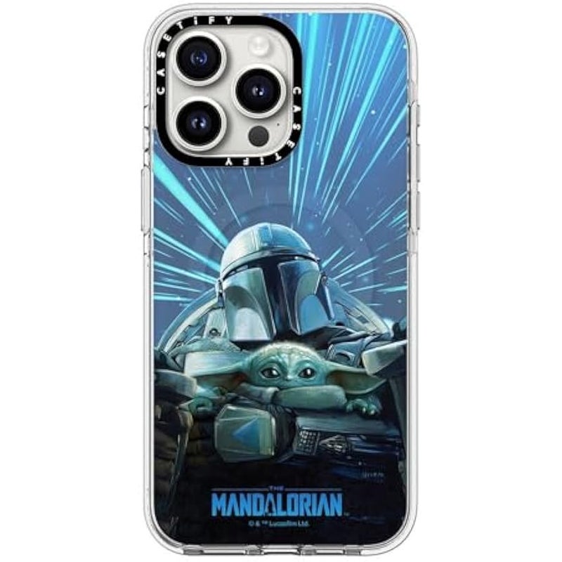 Casetify Clear iPhone 15 Pro Max Case 【Mandalorian Co-Lab/Not Yellowing / 6.6ft Drop Protection/Compatible with Magsafe】 - You Ready for an Adventure - Clear - Image 3