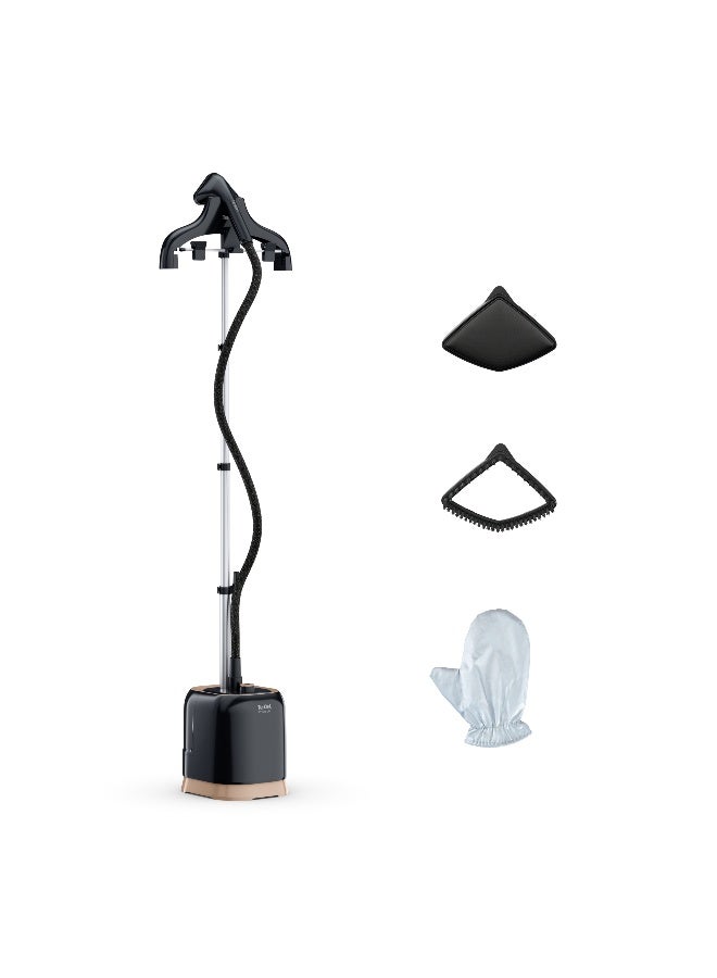 TEFAL Pro Style Garment Steamer, Powerful Steam Output Up to 42 g/minute, Perfect Results, Refreshes and Sanitizes, Perfect for All Fabrics, Time-Saving, IT3470M0 1.5 L 2000 W IT3470M0 / IT3470M0/E1 / IT3470 M0/J5A-0624 Black / Beige - Image 1