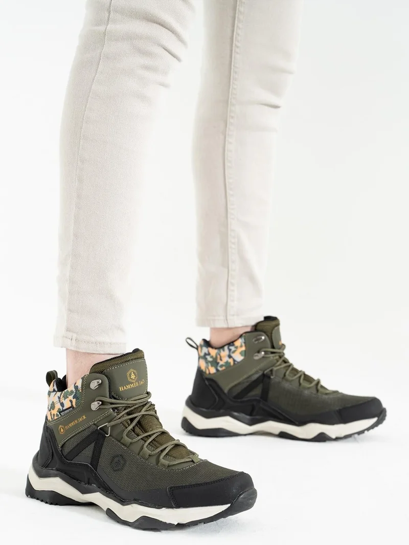 Hammer Jack Waldo 21752 Unisex Waterproof Waterproof Boots Shoes Khaki V2