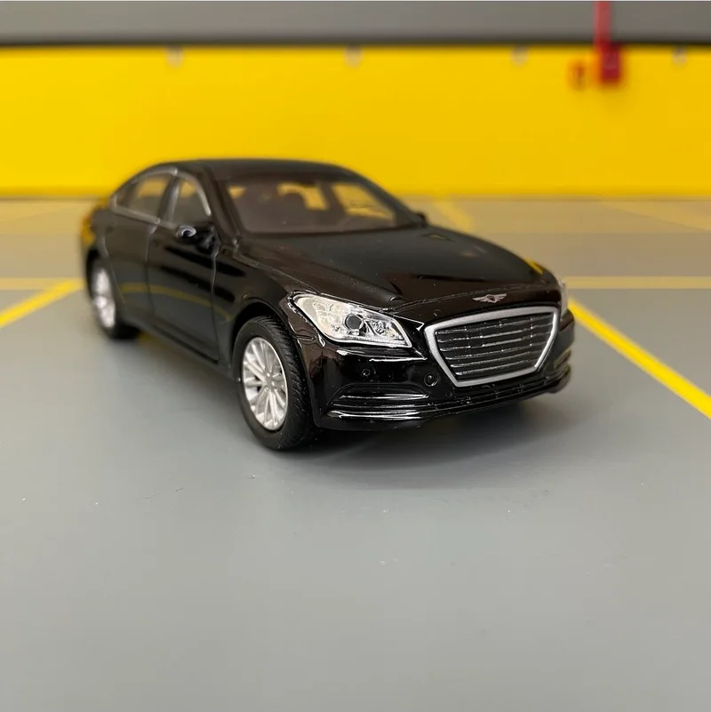 توبروك ستور Hyundai Genesis G80 1/36 Scale *c&c Model Garage* Pull Drop Diecast Metal Model Toy Car
