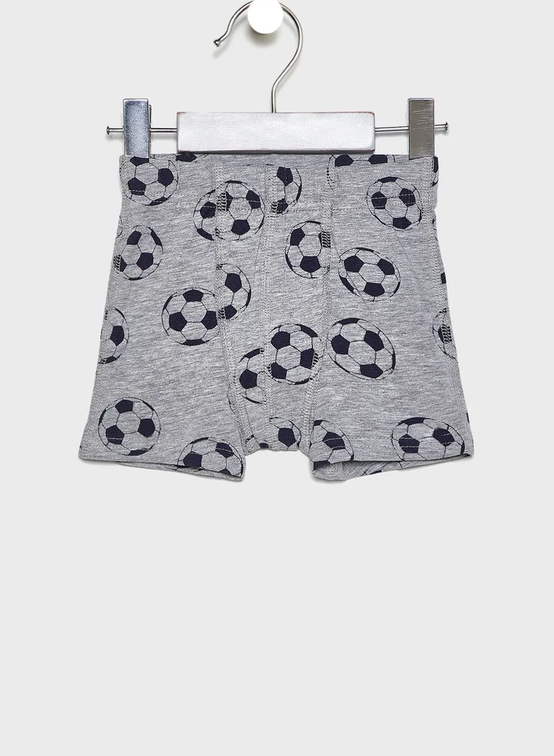 NAME IT Kids 3 Pack Printed Boxer Shorts