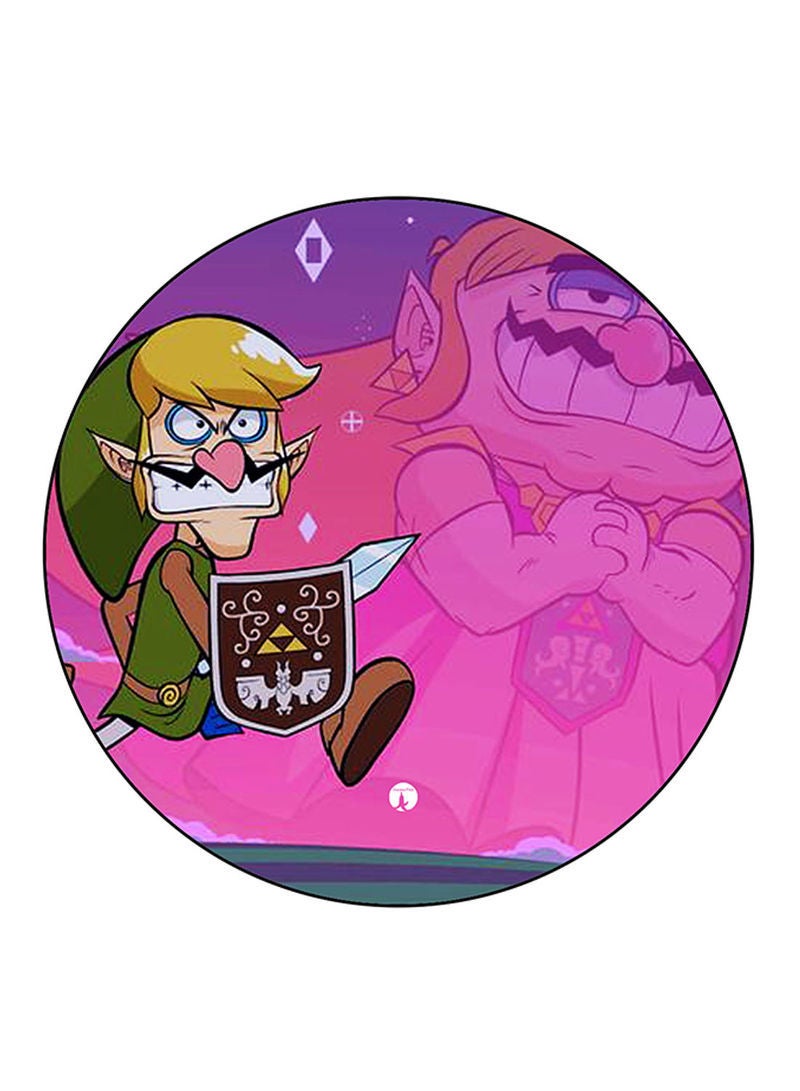 Video Games Printed Mouse Pad Multicolour