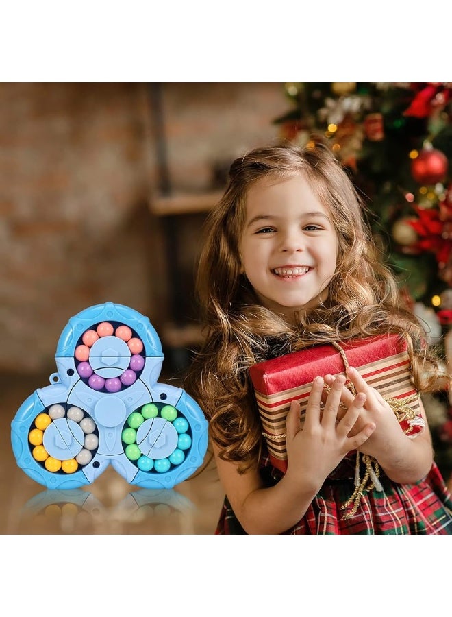 FRIUSATE Magic Bean Puzzle Toy, Rotating Magic Bean Fidget Spinner Toys for Kids, Stress Relief Anxiety Relief and Autism Puzzles for Teens Adults, Learning&Education Toys and Gifts - Image 3