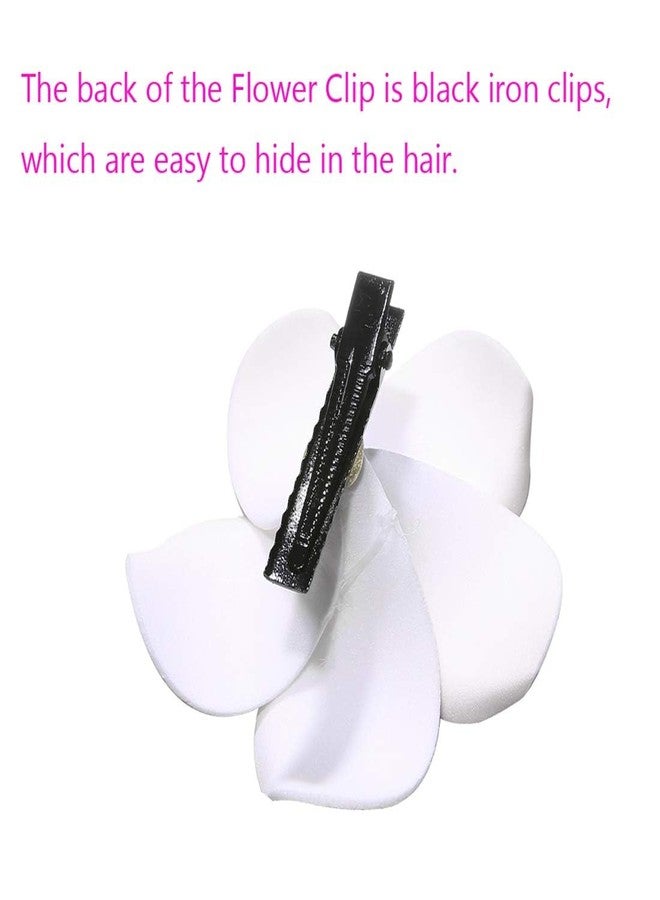 Calcifer® 30pcs 1.97''Hawaii Hawaiian Plumeria Flower Clips Bridal Wedding Party Beach Hair Clips - Image 5