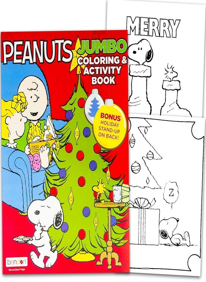 Peanuts Jumbo Coloring and Activity Book Set - Snoopy Cartoon Coloring Pages, Activity Sheets, Game, Puzzles, More | Charlie Brown Coloring Book for Boys, Girls, Kids - Image 3