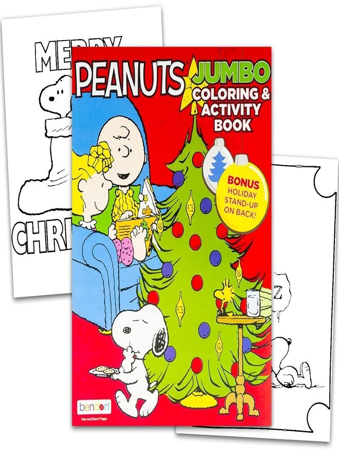 Peanuts Jumbo Coloring and Activity Book Set - Snoopy Cartoon Coloring Pages, Activity Sheets, Game, Puzzles, More | Charlie Brown Coloring Book for Boys, Girls, Kids - Image 2