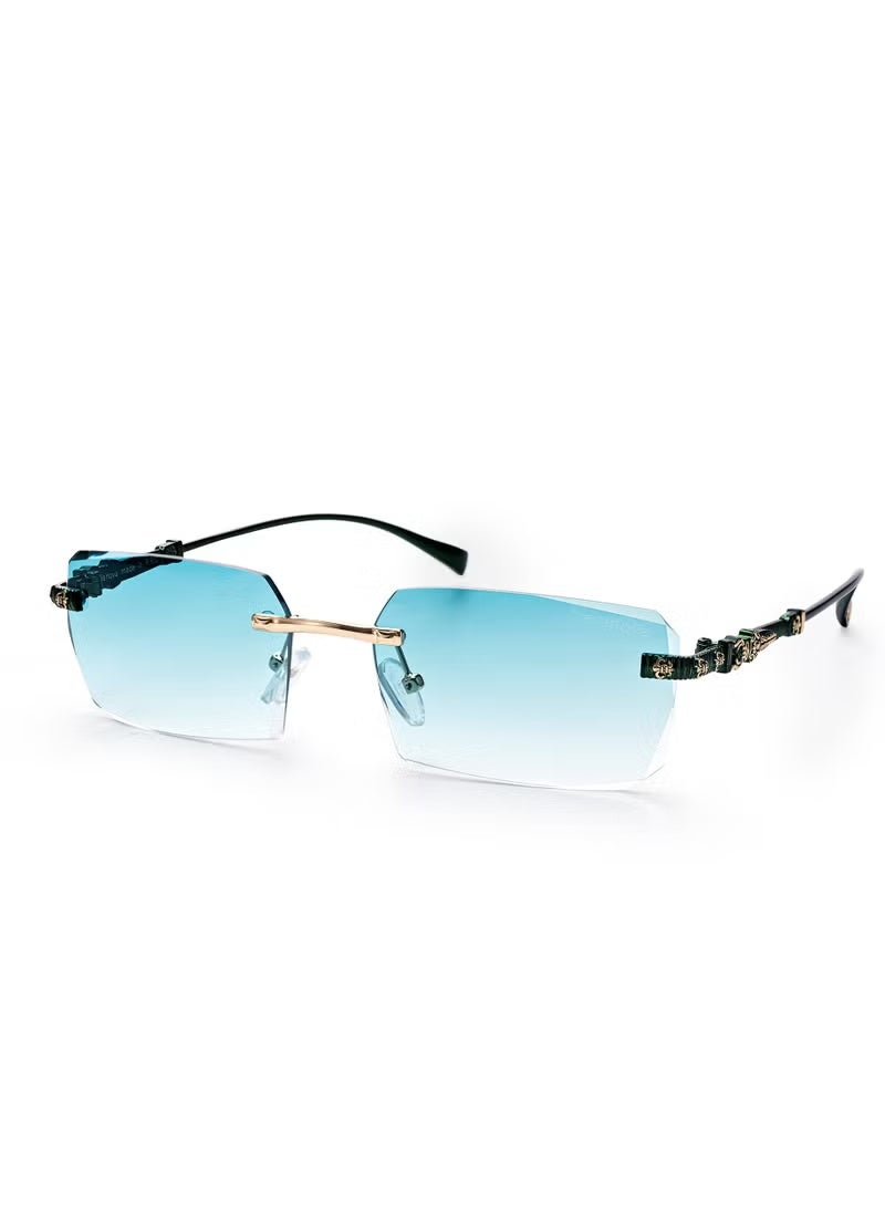 Elanova New Rimless Fashion Trend Sunglasses Personalized Sunglasses UV Protection Unisex - Image 1