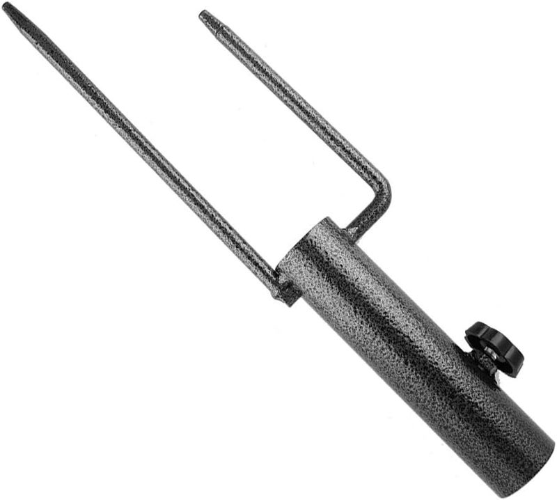 klarako Beach Umbrella Anchor, Heavy Duty Metal Parasol Anchor Beach Umbrella Bases Ground Stake Holder Sand Screw Stand for Umbrella, Fishing Rods Outdoor, 15 Inch - Image 4
