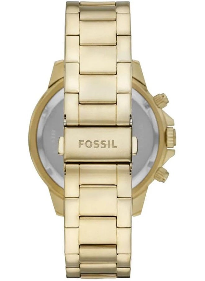 FOSSIL Fossil Men's Bronson Stainless Steel Quartz Chronograph - Gold - FS5877  - Image 4