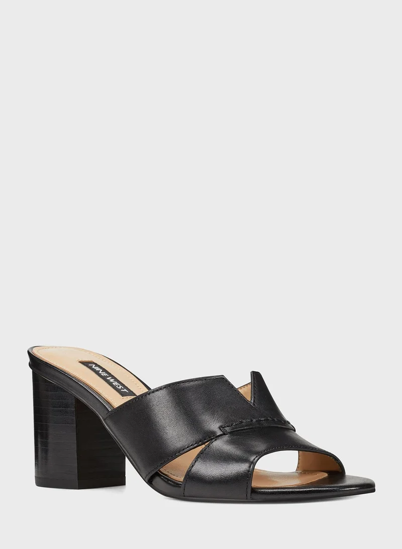 NINE WEST Nicolet Block Heel Sandal