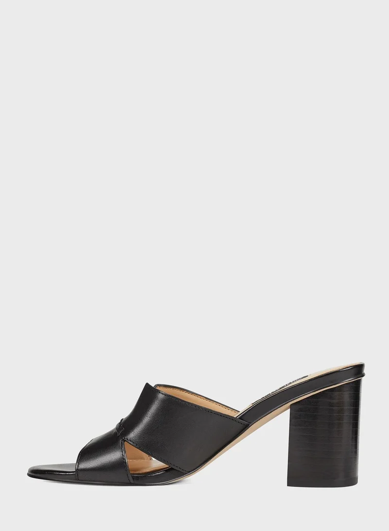 NINE WEST Nicolet Block Heel Sandal