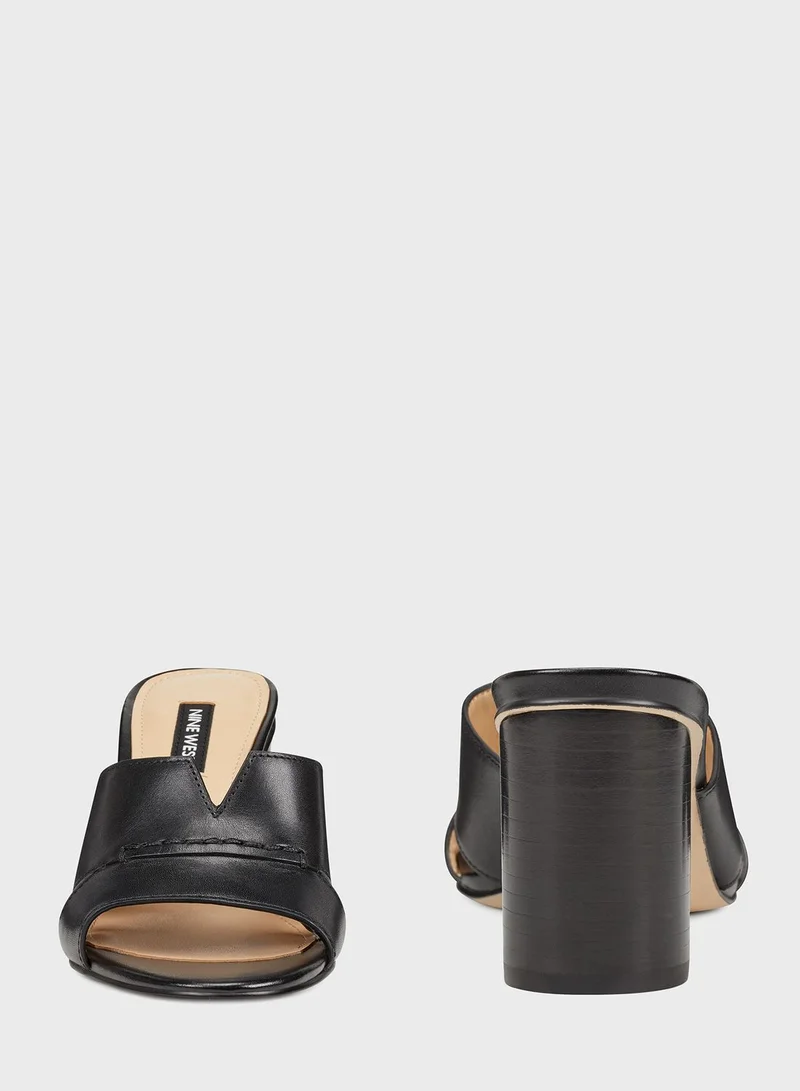 NINE WEST Nicolet Block Heel Sandal