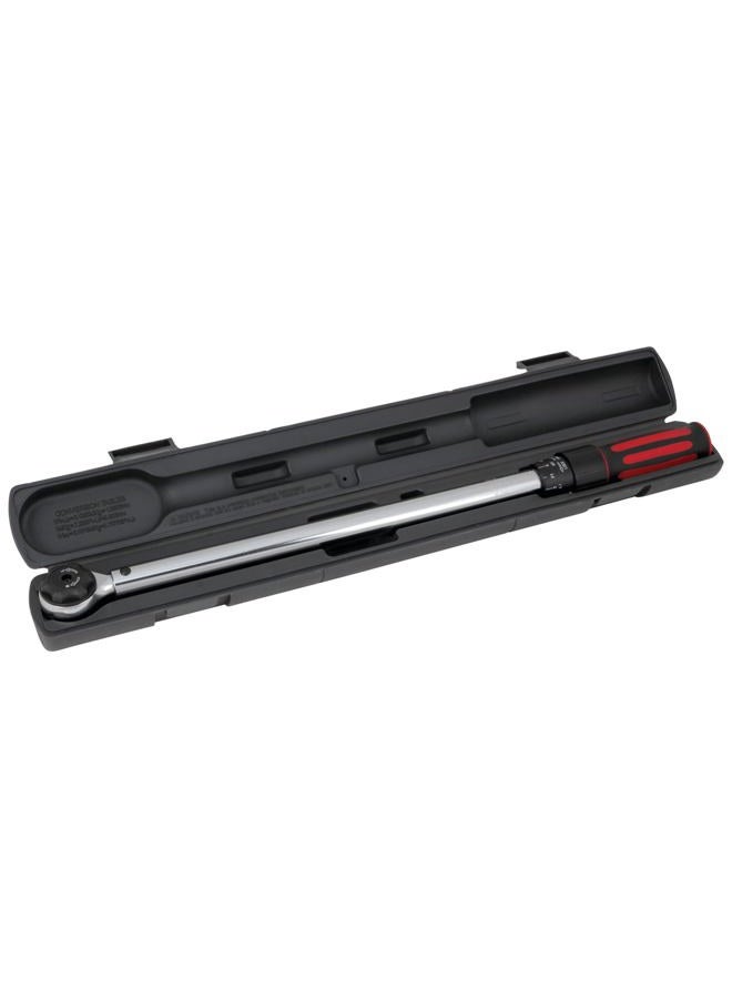 Performance Tool M199 1/2-Inch Drive Click Torque Wrench With Patented Torque Adjusting Locking Collar (25 to 250 ft/lb) - Image 1