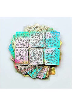 KASTWAVE 24PCS Nail Art Decals Hollowed-Out Nail Art Decals and 3D Nail Art Decals Hollow Nail Paste Stickers Nail Vinyls Stencils Nails Sticke for Nail Art Design  - Image 4
