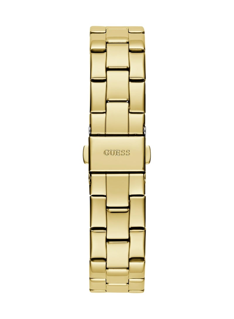 GUESS ساعة نسائية أنالوج ذهبية من الفولاذ المقاوم للصدأ GW0675L2 - 34 مم - Image 3